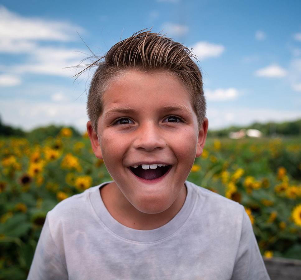 Murray Orthodontics happy boy getting braces